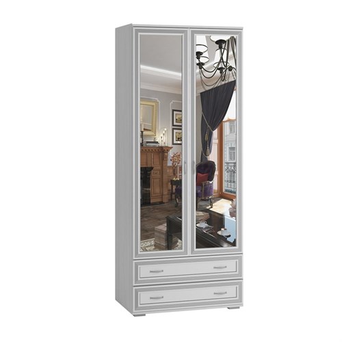 Шкаф двухстворчатый с зеркалом Ливорно 2661